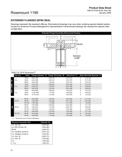 Extended Flanged Datasheet