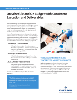 Main Automation Contracting Overview Flyer