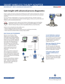 Rosemount 3051S Advanced Diagonostics