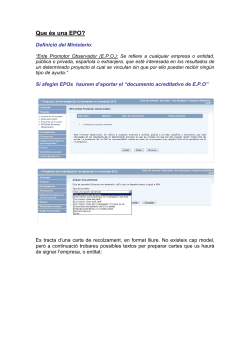 Models de cartes per a EPOs