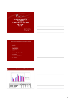 Contingut sessions informatives 2012