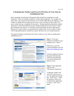 PSD IWPR Workers By Establishment Size