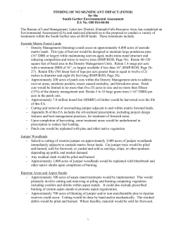 Finding of No Significant Impact