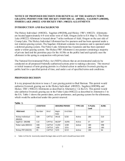 Finding of No Significant Impact,Decision Record