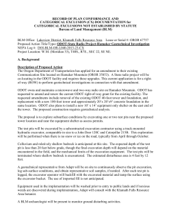 Categorical Exclusion