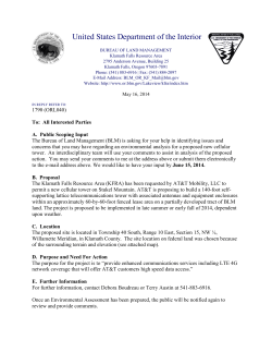 Scoping Letter