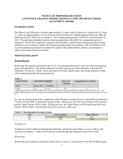 Finding of No Significant Impact,Decision Record