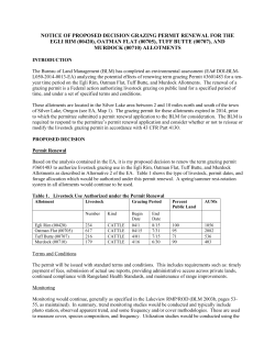 Finding of No Significant Impact,Decision Record