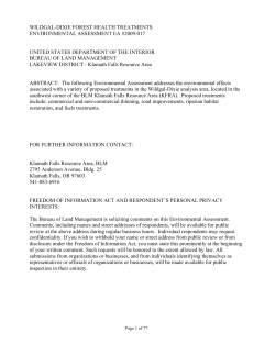 Environmental Assessment