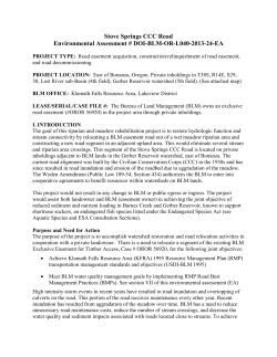 Environmental Assessment