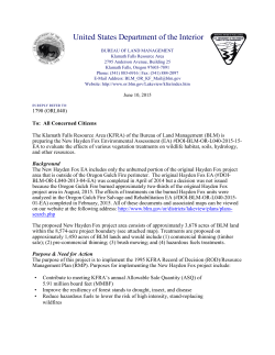 New Hayden Fox Scoping Letter