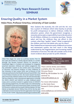 Seminar details