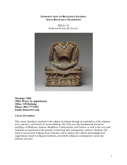 Introduction to Religious Studies