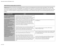 Prevention & Wellness