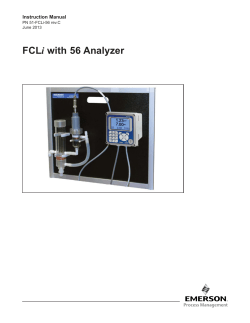 Manual: FCLi Free Chlorine System with 56 Analyzer