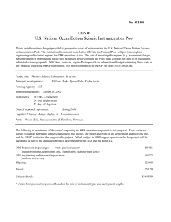 OBSIP Informational Budget (pdf)