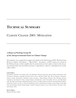 Mitigation: Technical Summary