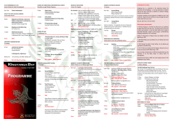 Kīngitanga Day 2009 Programme