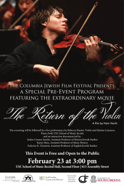 Return of the Violin Poster