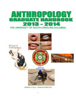 Graduate Handbook 2013-2014