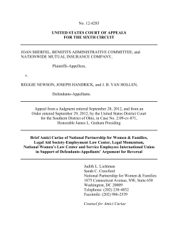 Amicus Brief: Sherfel v. Gassman