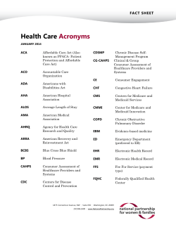 Health Care Acronyms
