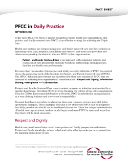 PFCC in Daily Practice