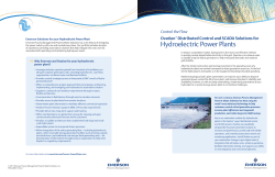 Ovation DCS and SCADA Solution for Hydroelectric Power Plants
