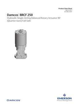 Product Data Sheet: Damcos&trade; BRCF 250