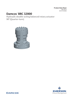 Product Data Sheet: Damcos&trade; BRC 32000