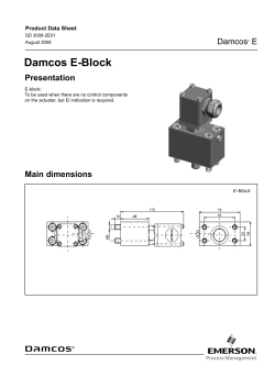 Product Data Sheet: Damcos E-Block