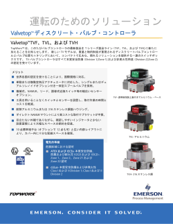 TopWorx TVF TVH TVL Brochure Japanese