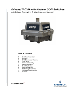 TopWorx DXN Nuclear IOM