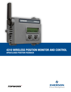 TopWorx 4310 Wireless Brochure