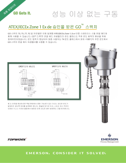 GO Switch ATEX IECEx Junction Head Brochure Korean