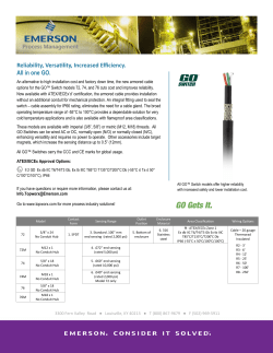 GO Switch Armored Cable Brochure