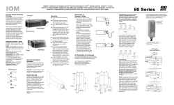 GO Switch 80 Series IOM
