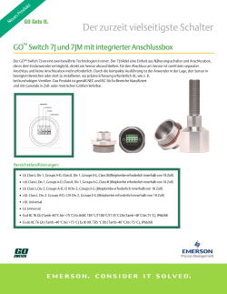 GO Switch 7J Brochure German