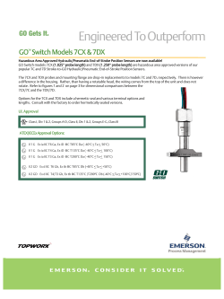 GO Switch 7CX 7DX Product Brochure