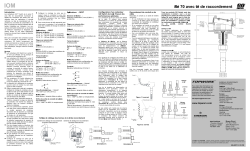 GO Switch 70 Series w Connection Head IOM French