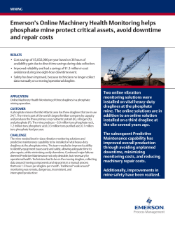 Emerson&rsquo;s Online Machinery Health Monitoring Helps Phosphate Mine Protect Critical Assets, Avoid Downtime, and Repair Costs