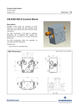 ESD Block Data Sheet