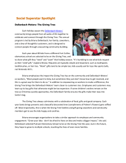 Dellenbach Motors: The Giving Tree