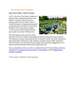 City of Fort Collins: Plant it Forward