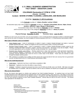 Small business fact sheet