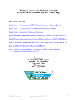 OR-034-076 Hickey Basin Reservoir - All