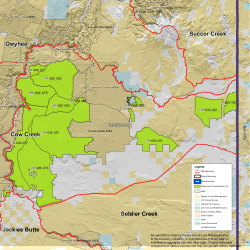 Cow Creek GMA Map