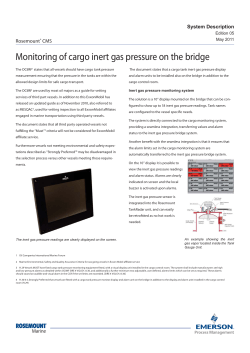 System Description: CMS Monitoring of inert gas pressure
