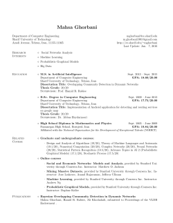 my CV