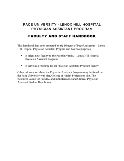 Faculty and Staff Handbook 2012/2013